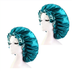 Touca De Cetim 2 Unidades Dupla Face Ajustável Anti Frizz