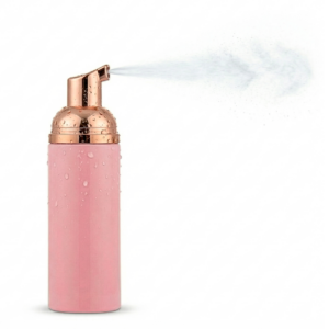 Frasco Pump Higienização Cílios 100ml Rosa