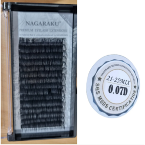 Cilios Nagaraku 0.07D Mix 21mm a 25mm Mega Volume
