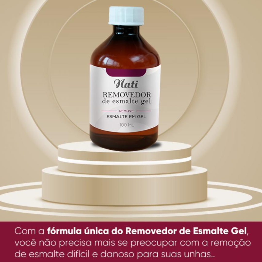 Removedor de Esmalte Gel Nati 100ml - Imagem 2