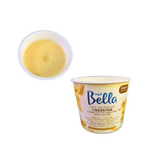 Kit 2 Ceras Microondas Depil Bella Chocolate Branco e Ameixa 100g