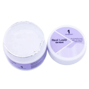 Gel Hard Real Love 1 Transparente 15ml