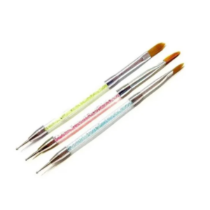 Kit Pincel Multiuso Boleador e Porcelana 3 Un