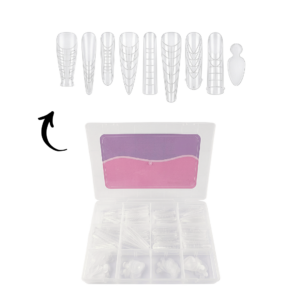 Kit Molde F1 Multiformas D&Z 288pcs E Espátula Pincel Gel