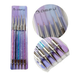 Kit DAFU 5 Pincéis de Precisão com Boleador
