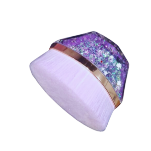Pincel Mágico Hexagonal Glitter Base Maquiagem com Case