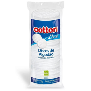 Discos De Algodão Cotton Line Dia A Dia 37g