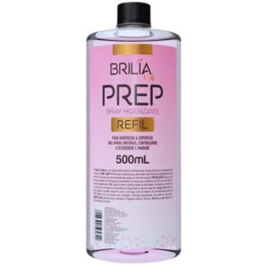 Prep Higienizante Sweet Cotton Rosa Refil 500ml Brilia Nails