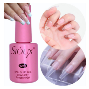 Gel Base Coat Cola para Unha Postiça UV/LED Sioux 12ml