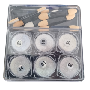 Glitter Pigmentado Asa de Borboleta White Box com 6un DAFU