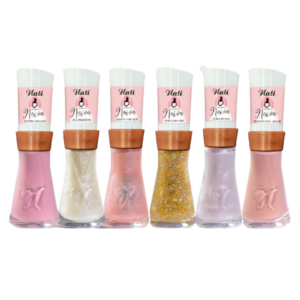Esmalte trad 8ml Nati cosmeticos coleção La vem a noiva