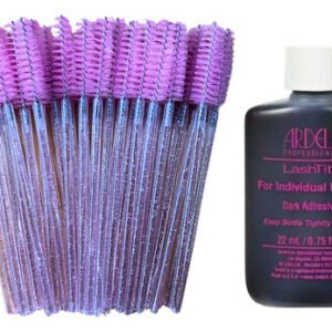 Kit Cola Ardel Para Cílios Com 50 Escovinhas Descartáveis