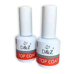 Kit 2 Top Coat Selante D&z Branquinho Do Poder Brilho Dz
