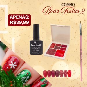 Kit Boas Festas da Along Nails Combo 02