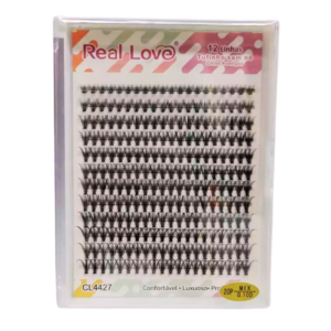 Cilios Fio a Fio Tufinho Sem Nó Caixa Real Love