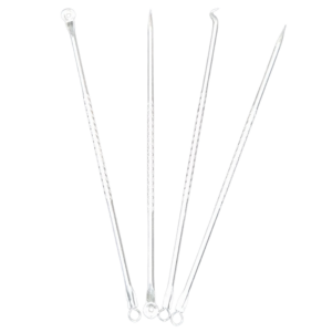 Kit 4 Peças Extrator de Cravos e Espinhas com Estojo/Case!
