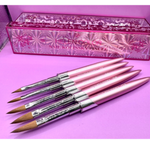 Pincel Nail Kolinsky Helen Color The Deluxe Edition Rosa