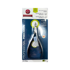 Alicate de Cutícula 735-PR Professional Premium Precision Aço Inox Mundial