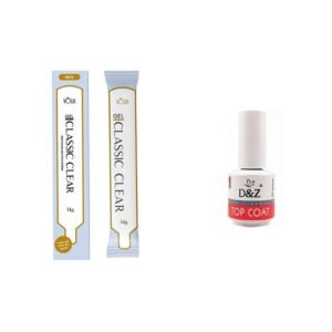 Sachê Classic Clear Volia com Top Coat D&Z