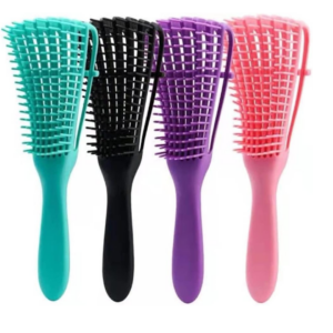 Escova Polvo Anti-Quebra 8 Pontas Flexíveis All Hair