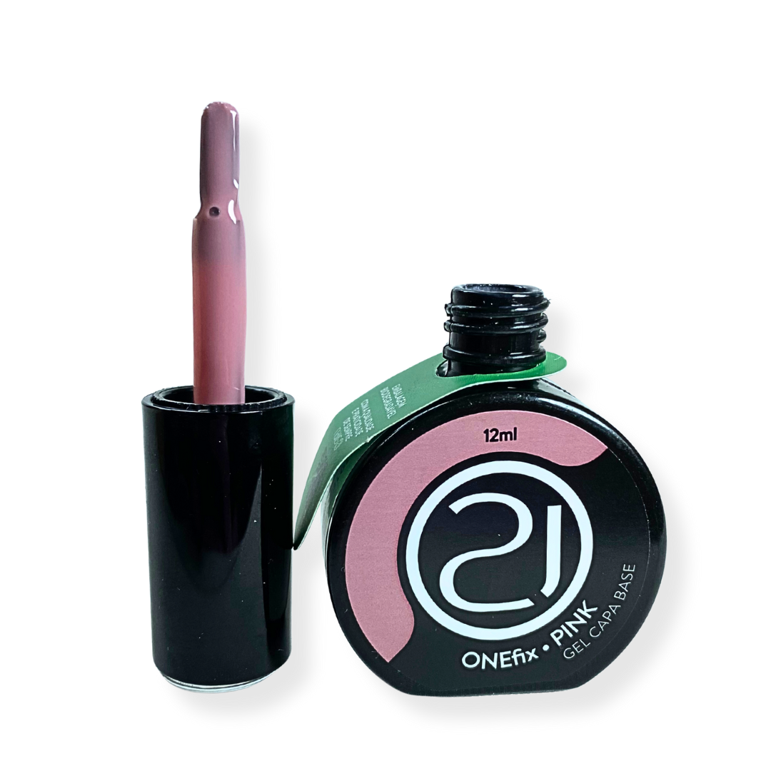 Onefix Pink Gel Capa Base Nails 21 12ml - Imagem 3