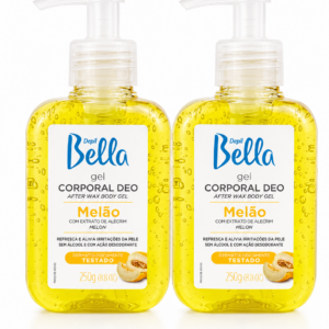 Kit 2un Gel Corporal Calmante Melão Depil Bella 250g