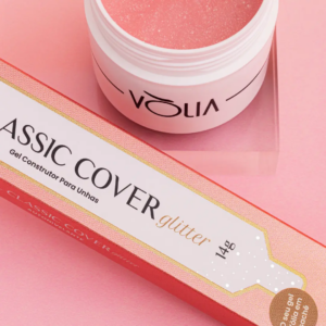 Gel Construtor Classic Cover com Glitter Volia 14g