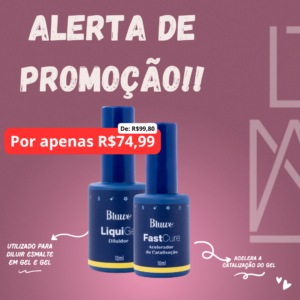 Kit Bluwe Fast Cure e Liquigel