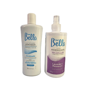 Kit Depil Bella óleo Removedor e Higienizante Lavanda