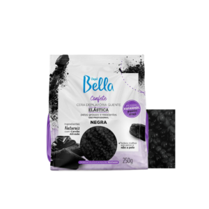 Kit Cera Confete Elástica Negra carvão ativado 250g 2 Un
