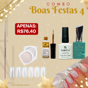 Kit Boas Festas da Along Nails Combo 04