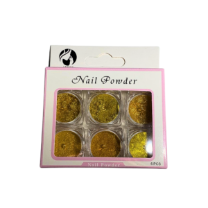 Glitter Cromado Cores Dourado Leefen Unidade