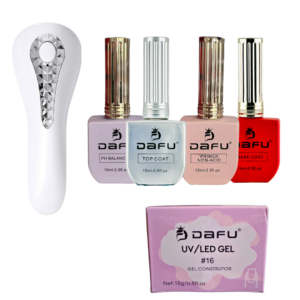Kit Alongamento Preparadores Dafu Gel e Cabine Portátil