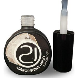 Top Coat Nails 21 Mirror Shine Milky 12ml
