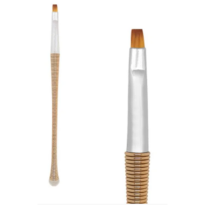 Pincel Espiral Dourado Reto