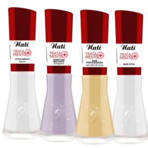 Esmalte Tradicional 8ml Nati Cosmeticos Linha Tratamento