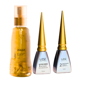 Prep, Primer e Adesivador Kit Uze Nails