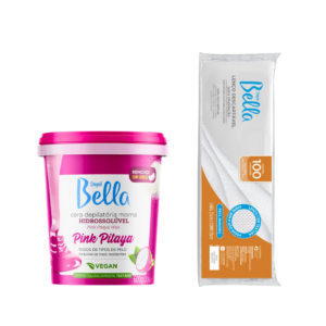 Kit Depilação Hidrossolúvel Pitaya Com Lenço