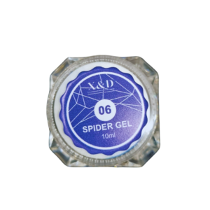 Gel Spider Teia de Aranha X&D 10ml Azul – Original