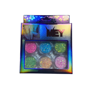 Glitter Flocado Holográfico Claro Unidade