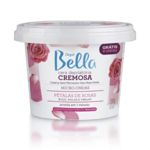 Cera Depilatória Micro-ondas Pétalas Rosas Depil Bella 200g