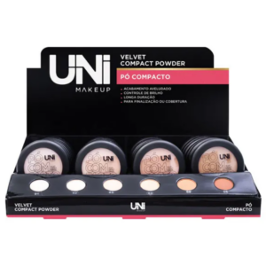 Pó Compacto Velvet Powder Uni Makeup