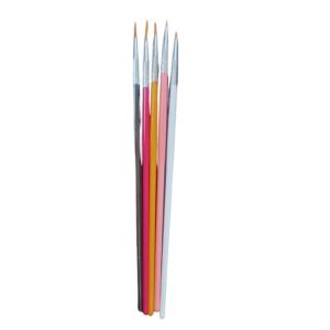 Kit Pincel Ultra Fino Com 5 Unidades