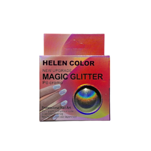 Pó Cromo Magic Glitter Helen Color Com Pincel