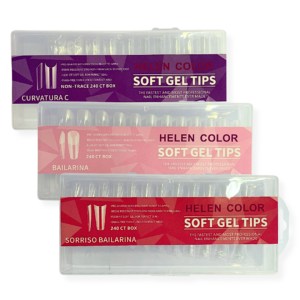 Soft Gel Tips 240Pcs Helen Color