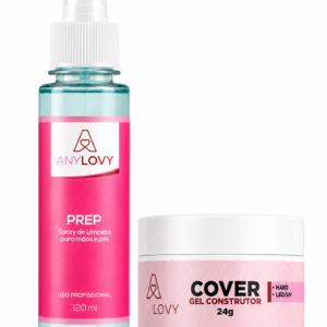 Kit Gel Construtor Cover 24g e Prep Spray 120ml AnyLovy