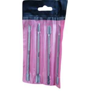 Kit Completo com 4 Espátulas Para Cutícula Profissional