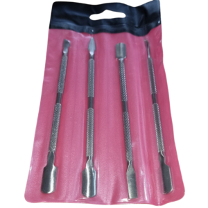 Kit Completo com 4 Espátulas Para Cutícula Profissional