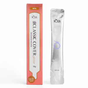 Gel Construtor Classic Cover com Glitter Volia 14g