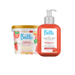 Kit Depilação Cera Microondas e Gel Corporal Depil Bella